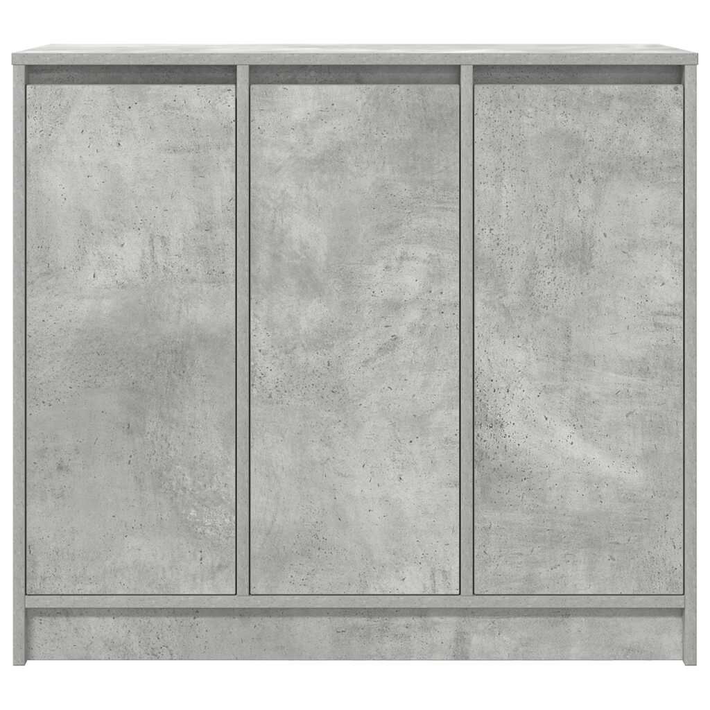 vidaXL Ντουλάπι Γκρι Σκυροδέματος 85x34x76 εκ. Επεξεργασμένο Ξύλο