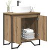 vidaXL Ντουλάπι Νιπτήρα με αποθήκευση Artisan Oak 60 x 35 x 60 εκ.