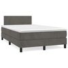 vidaXL &Kappa;&rho;&epsilon;&beta;ά&tau;&iota; Boxspring &mu;&epsilon; &Sigma;&tau;&rho;ώ&mu;&alpha; & LED &Sigma;&kappa;.&Gamma;&kappa;&rho;&iota; 120x190&epsilon;&kappa;. &Beta;&epsilon;&lambda;&omicron;ύ&delta;&iota;&nu;&omicron;