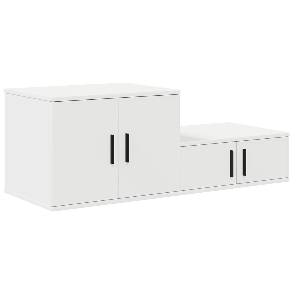 vidaXL Ντουλάπι αποθήκευσης Λευκό 103 x 41 x 40 εκ Επεξεργασμένο ξύλο
