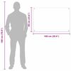 vidaXL Πίσω Πάνελ Κουζίνας Λευκό 100 x 60 cm σκληρυμένο γυαλί