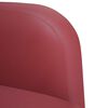 vidaXL Καναπές Loveseat Μπορντό 110 εκ. Συνθετικό δέρμα