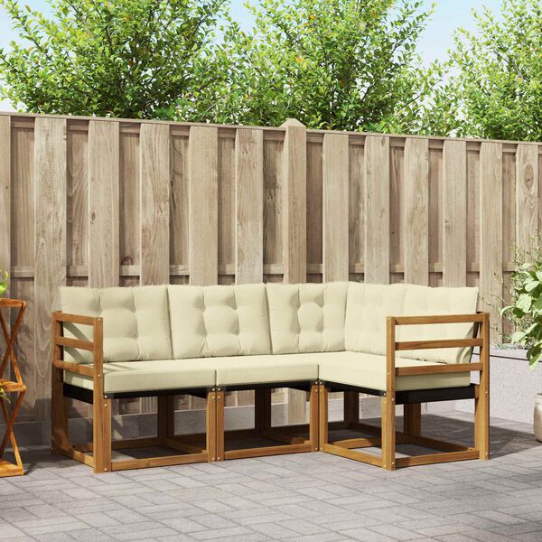 vidaXL &Sigma;&epsilon;&iota;&rho;ά &Kappa;&alpha;&nu;&alpha;&pi;έ &Epsilon;&xi;&omega;&tau;&epsilon;&rho;&iota;&kappa;&omicron;ύ &mu;&epsilon; &mu;&alpha;&xi;&iota;&lambda;ά&rho;&iota; 4 pcs &Phi;&upsilon;&sigma;&iota;&kappa;ό &kappa;&alpha;&iota; &Kappa;&rho;έ&mu;&alpha;