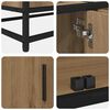 vidaXL &Mu;&omicron;&nu;ά&delta;&epsilon;&sigmaf; TV 2 pcs Artisan Oak 210 x 35 x 41 &epsilon;&kappa;