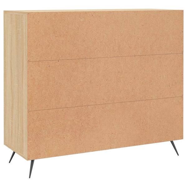 vidaXL Ντουλάπι Sonoma δρυς 90x34x80 εκ. Επεξεργασμένο Ξύλο