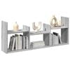 vidaXL Ντουλάπι Τοίχου Γκρι Sonoma 100x18x40 εκ. Επεξεργασμένο Ξύλο