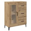 vidaXL Highboard Artisan Oak 69,5 x 34 x 180 &epsilon;&kappa;. &Epsilon;&pi;&epsilon;&xi;&epsilon;&rho;&gamma;&alpha;&sigma;&mu;έ&nu;&omicron; &xi;ύ&lambda;&omicron;