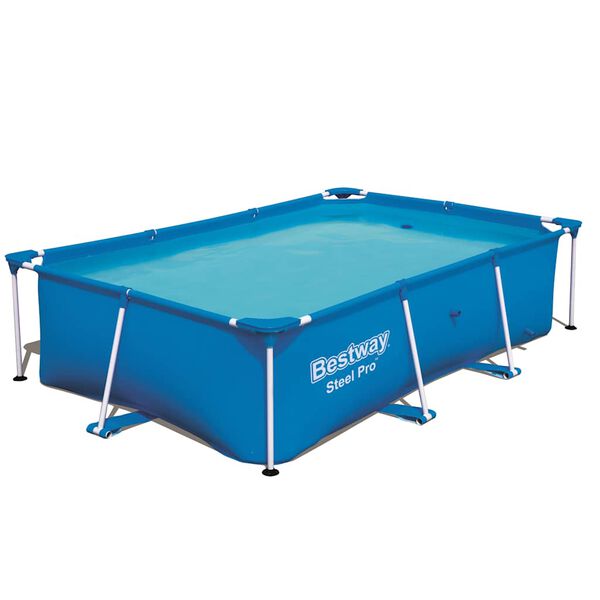 Bestway &Pi;&iota;&sigma;ί&nu;&alpha; Steel Pro 259 x 170 x 61 &epsilon;&kappa;. &mu;&epsilon; &Alpha;&tau;&sigma;ά&lambda;&iota;&nu;&omicron; &Sigma;&kappa;&epsilon;&lambda;&epsilon;&tau;ό 56403