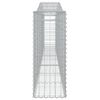 vidaXL Συρματοκιβώτια Τοξωτά 7 τεμ. 400x30x80/100 εκ. Γαλβαν. Ατσάλι