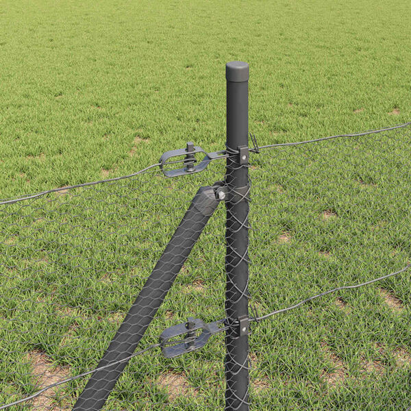 vidaXL &Sigma;&tau;ύ&lambda;&omicron;&sigmaf; &Pi;&epsilon;&rho;&iota;&phi;&rho;ά&xi;&epsilon;&omega;&nu; &Gamma;&kappa;&rho;&iota; 25 x 0,5 m (13 mm &mu;ά&sigma;&kappa;&alpha;) &Alpha;&tau;&sigma;ά&lambda;&iota;