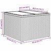 vidaXL Σετ Καναπέ Κήπου 7 pcs Γκρι 55 x 62 x 69 εκ Πολυ ράταν