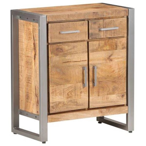 vidaXL Ντουλάπι 60 x 35 x 72 εκ. από Ακατέργαστο Ξύλο Μάνγκο