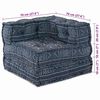 vidaXL Μαξιλάρι Μπλε 70 x 70 x 54 εκ Πολυεστέρας
