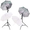 vidaXL Κιτ Φωτογραφικού Στούντιο με Softbox,Ομπρέλες,Φόντο&Ανακλαστήρα