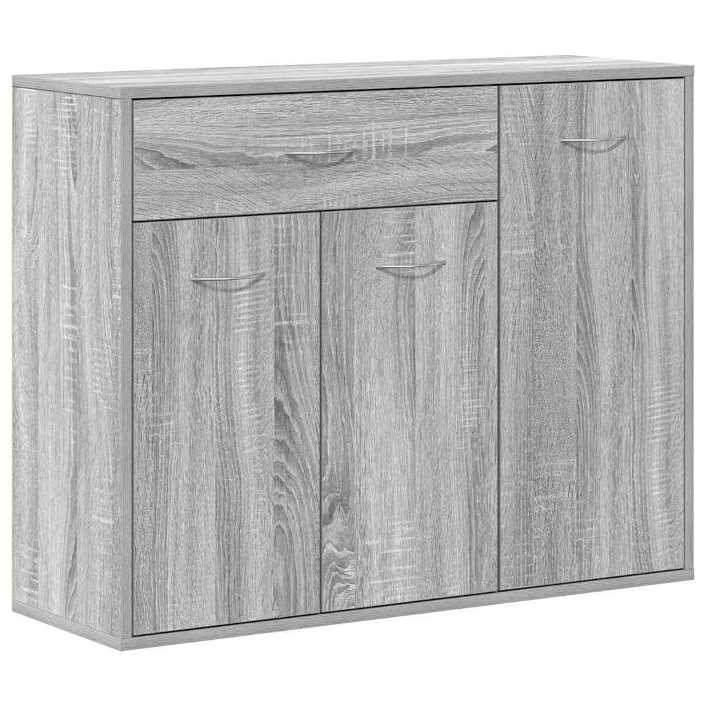 vidaXL Ντουλάπι Γκρι Sonoma 88x30x70 εκ. από Επεξεργασμένο Ξύλο