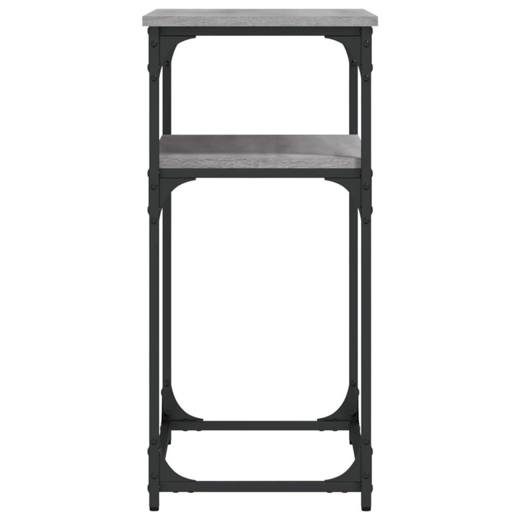 vidaXL Τραπέζι Κονσόλα Γκρι Sonoma 75x35,5x75 εκ. Επεξεργασμένο Ξύλο