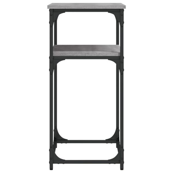 vidaXL Τραπέζι Κονσόλα Γκρι Sonoma 75x35,5x75 εκ. Επεξεργασμένο Ξύλο