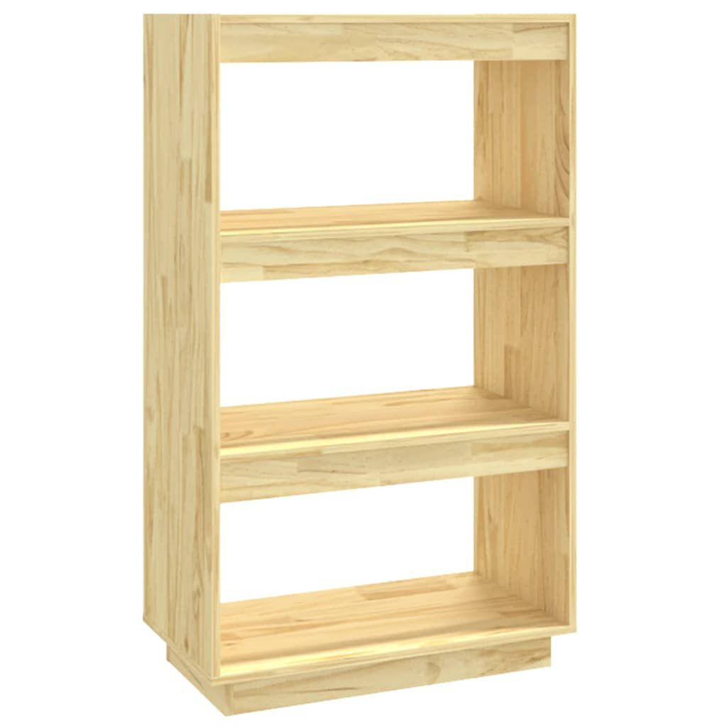 vidaXL Βιβλιοθήκη/Διαχωριστικό Χώρου 60x35x103 εκ. Μασίφ Ξύλο Πεύκου