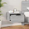 vidaXL Κομοδίνα Επιτοίχια 2 τεμ. Γκρι Sonoma 34x30x20 εκ.