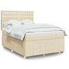 vidaXL &Kappa;&rho;&epsilon;&beta;ά&tau;&iota; Boxspring &mu;&epsilon; &Sigma;&tau;&rho;ώ&mu;&alpha; &Kappa;&rho;&epsilon;&mu; 140x200 &epsilon;&kappa;. &Upsilon;&phi;&alpha;&sigma;&mu;ά&tau;&iota;&nu;&omicron;