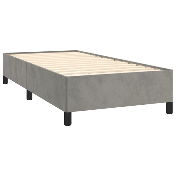 vidaXL &Kappa;&rho;&epsilon;&beta;ά&tau;&iota; Boxspring &mu;&epsilon; &Sigma;&tau;&rho;ώ&mu;&alpha; &Alpha;&nu;&omicron;&iota;&chi;&tau;ό &Gamma;&kappa;&rho;&iota; 90x200 &epsilon;&kappa;. &Beta;&epsilon;&lambda;&omicron;ύ&delta;&iota;&nu;&omicron;
