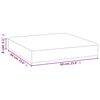 vidaXL Μαξιλάρι Παλέτας Μαύρο Καρό 60 x 60 x 8 εκ. Ύφασμα Oxford
