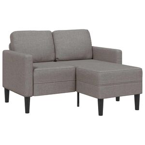 vidaXL 2&theta;έ&sigma;&iota;&omicron;&sigmaf; &kappa;&alpha;&nu;&alpha;&pi;έ&sigmaf; &mu;&epsilon; &kappa;&alpha;&nu;&alpha;&pi;έ &sigma;&epsilon; &sigma;&chi;ή&mu;&alpha; L Taupe 125 &epsilon;&kappa;. ύ&phi;&alpha;&sigma;&mu;&alpha;