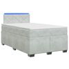 vidaXL &Kappa;&rho;&epsilon;&beta;ά&tau;&iota; Box Spring &mu;&epsilon; &Sigma;&tau;&rho;ώ&mu;&alpha; &kappa;&alpha;&iota; LED &Alpha;&nu;&omicron;&iota;&chi;&tau;ό &gamma;&kappa;&rho;&iota; 120 x 190 cm