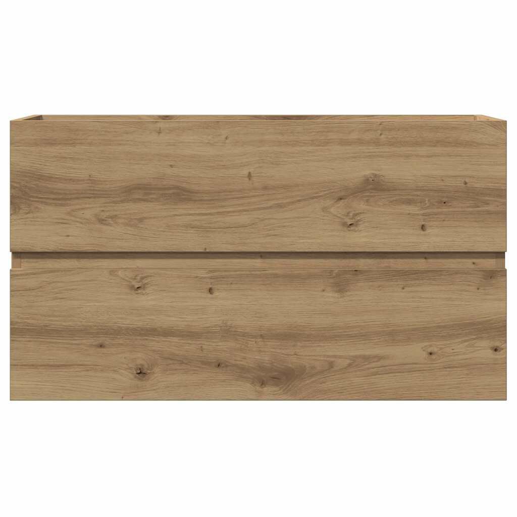 vidaXL Ντουλάπι Μπάνιου Κρεμαστό Παλ. Ξύλο 80x38,5x45 εκ. από Επ. Ξύλο