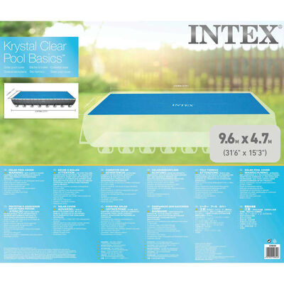 Intex Κάλυμμα Πισίνας Ηλιακό Ορθογώνιο 975 x 488 εκ.