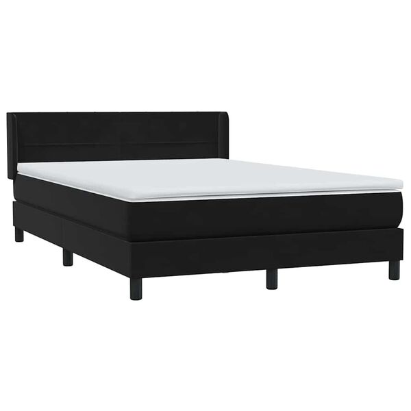 vidaXL &Kappa;&rho;&epsilon;&beta;ά&tau;&iota; Boxspring &mu;&epsilon; &Sigma;&tau;&rho;ώ&mu;&alpha; &Mu;&alpha;ύ&rho;&omicron; 1140x210 &epsilon;&kappa;. &Beta;&epsilon;&lambda;&omicron;ύ&delta;&iota;&nu;&omicron;