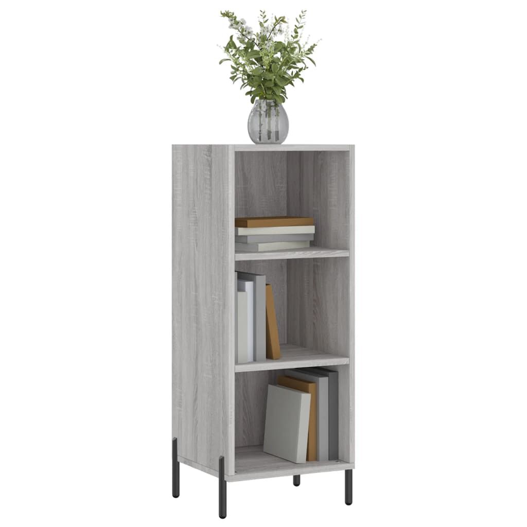 vidaXL Ντουλάπι Γκρι sonoma 34,5x32,5x90εκ. από Επεξεργασμένο Ξύλο
