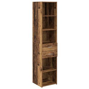 vidaXL Highboard &Pi;&alpha;&lambda;&iota;ό &Xi;ύ&lambda;&omicron; 40 x 42,5 x 185 &epsilon;&kappa;. &Epsilon;&pi;&epsilon;&xi;&epsilon;&rho;&gamma;&alpha;&sigma;&mu;έ&nu;&omicron; &xi;ύ&lambda;&omicron;