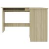 vidaXL Γραφείο Γωνιακό Sonoma Δρυς 120 x 140 x 75 εκ. από Επεξ. Ξύλο