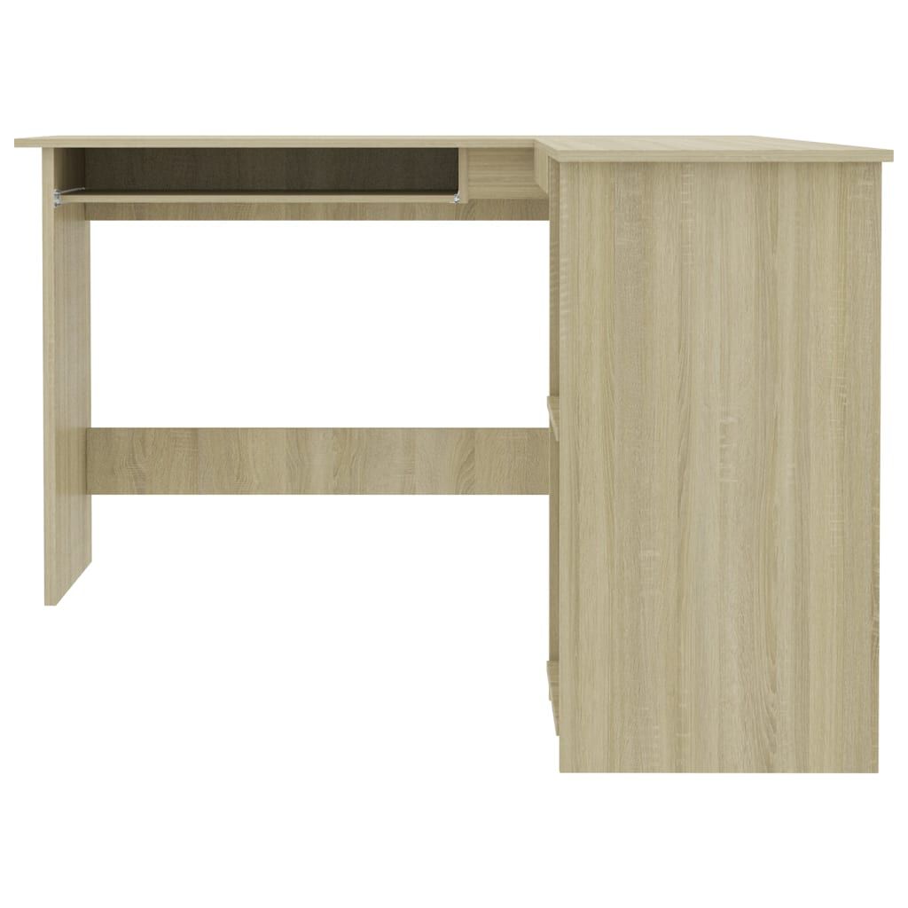 vidaXL Γραφείο Γωνιακό Sonoma Δρυς 120 x 140 x 75 εκ. από Επεξ. Ξύλο
