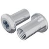 vidaXL &Pi;&alpha;&xi;&iota;&mu;ά&delta;&iota; &Kappa;&lambda;&epsilon;&iota;&delta;ώ&mu;&alpha;&tau;&omicron;&sigmaf; 2 &tau;&epsilon;&mu;. &Nu;ί&kappa;&epsilon;&lambda; M6 x 15 mm &Alpha;&tau;&sigma;ά&lambda;&iota;
