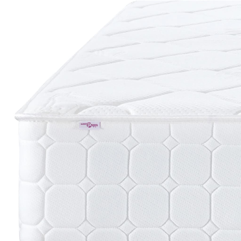 vidaXL Στρώμα με Pocket Springs Μεσαία Σκληρότητα 120x200 εκ.