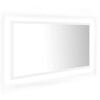 vidaXL &Kappa;&alpha;&theta;&rho;έ&phi;&tau;&eta;&sigmaf; &Mu;&pi;ά&nu;&iota;&omicron;&upsilon; &mu;&epsilon; LED &Lambda;&epsilon;&upsilon;&kappa;ό&sigmaf; 90 x 8,5 x 37 &epsilon;&kappa;. &Alpha;&kappa;&rho;&upsilon;&lambda;&iota;&kappa;ό&sigmaf;