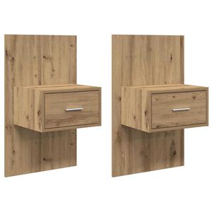 vidaXL &Kappa;&omicron;&mu;&omicron;&delta;ί&nu;&omicron; &mu;&epsilon; &sigma;&upsilon;&rho;&tau;ά&rho;&iota; 2 pcs Artisan Oak 50 x 32,5 x 80 &epsilon;&kappa;.