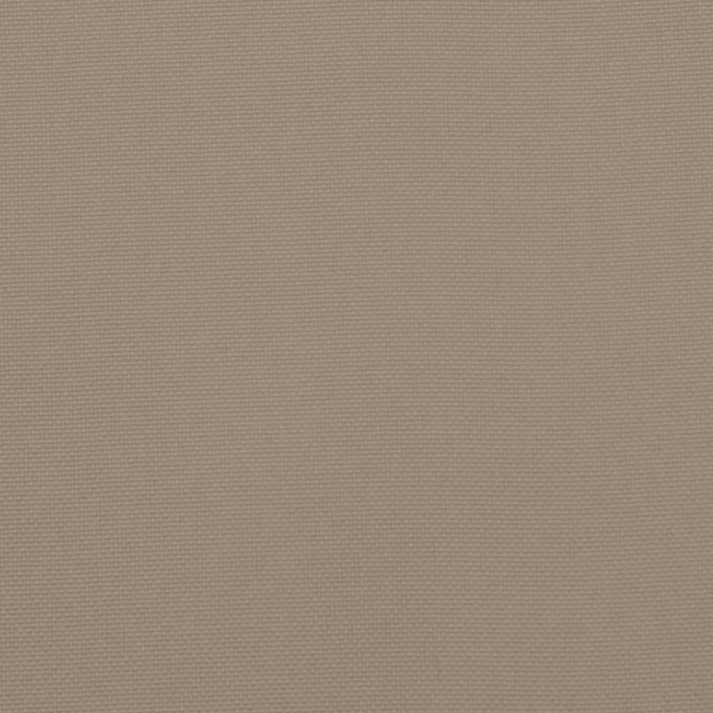 vidaXL Μαξιλάρι Σεζλόνγκ Taupe (75+105) x 50 x 4 εκ.