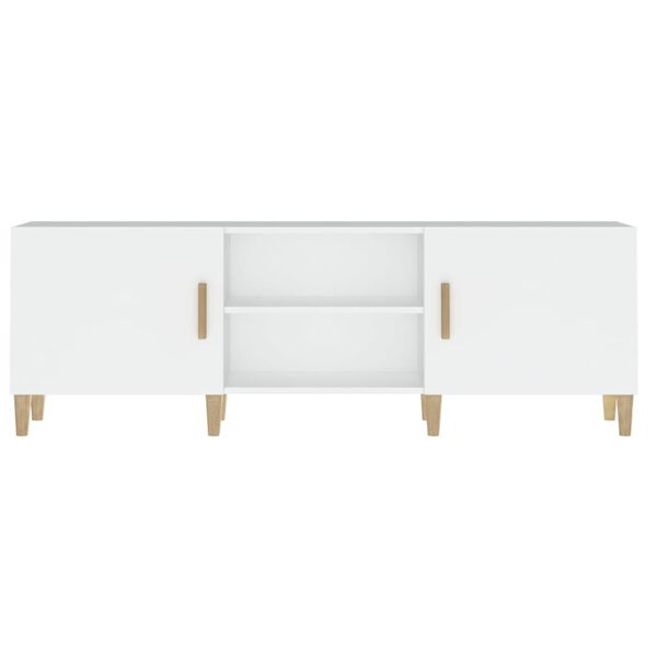 vidaXL Έπιπλο Τηλεόρασης Λευκό 150 x 30 x 50 εκ. Επεξεργασμένο Ξύλο