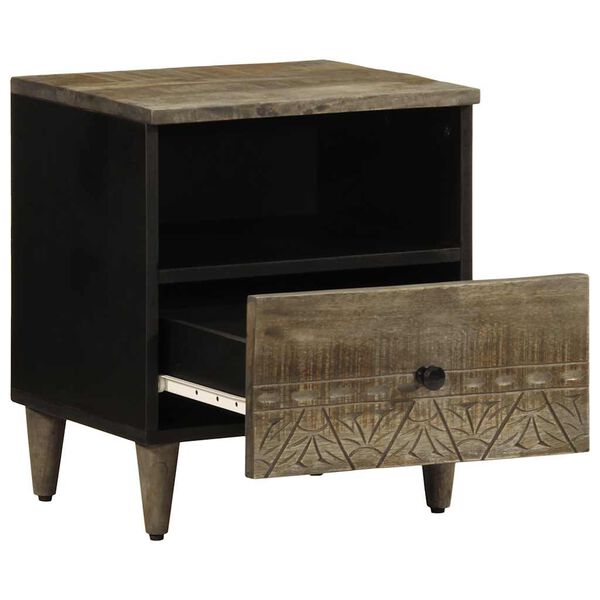 vidaXL &kappa;&omicron;&mu;&omicron;&delta;ί&nu;&omicron; &nu;&tau;&omicron;&upsilon;&lambda;ά&pi;&iota; &alpha;&nu;&omicron;&iota;&chi;&tau;ό &gamma;&kappa;&rho;&iota; 40x33x46 cm &mu;&alpha;&sigma;ί&phi; &xi;ύ&lambda;&omicron; Mango