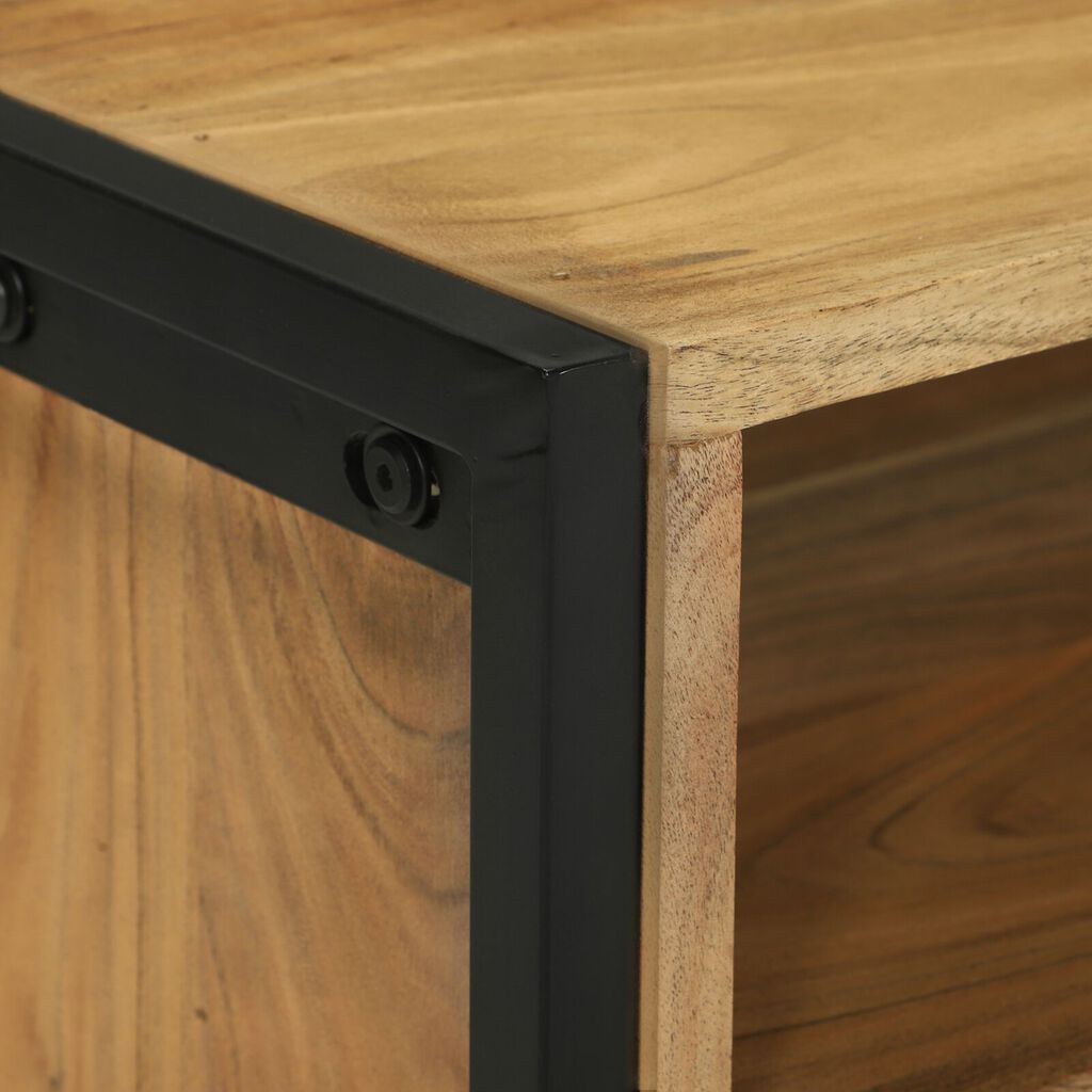 vidaXL Ντουλάπα τηλεόρασης 100x35x50 εκ Μασίφ Ξύλο Ακακίας