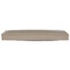 vidaXL Σετ Μαξιλαριών Πάγου 2 pcs Taupe 120 x 40 x 8 εκ Ύφασμα Oxford