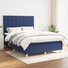 vidaXL &Kappa;&rho;&epsilon;&beta;ά&tau;&iota; Boxspring &mu;&epsilon; &Sigma;&tau;&rho;ώ&mu;&alpha; &Mu;&pi;&lambda;&epsilon; 140x190 &epsilon;&kappa;. &Upsilon;&phi;&alpha;&sigma;&mu;ά&tau;&iota;&nu;&omicron;