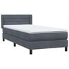 vidaXL Box Spring &Kappa;&rho;&epsilon;&beta;ά&tau;&iota; &mu;&epsilon; &sigma;&tau;&rho;ώ&mu;&alpha; &Sigma;&kappa;&omicron;ύ&rho;&omicron; &gamma;&kappa;&rho;&iota; 80x210 &epsilon;&kappa;. &Beta;&epsilon;&lambda;&omicron;ύ&delta;&iota;&nu;&omicron;