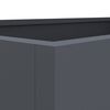 vidaXL Ζαρντινιέρα Ανθρακί 62x30x29 εκ. από Χάλυβα