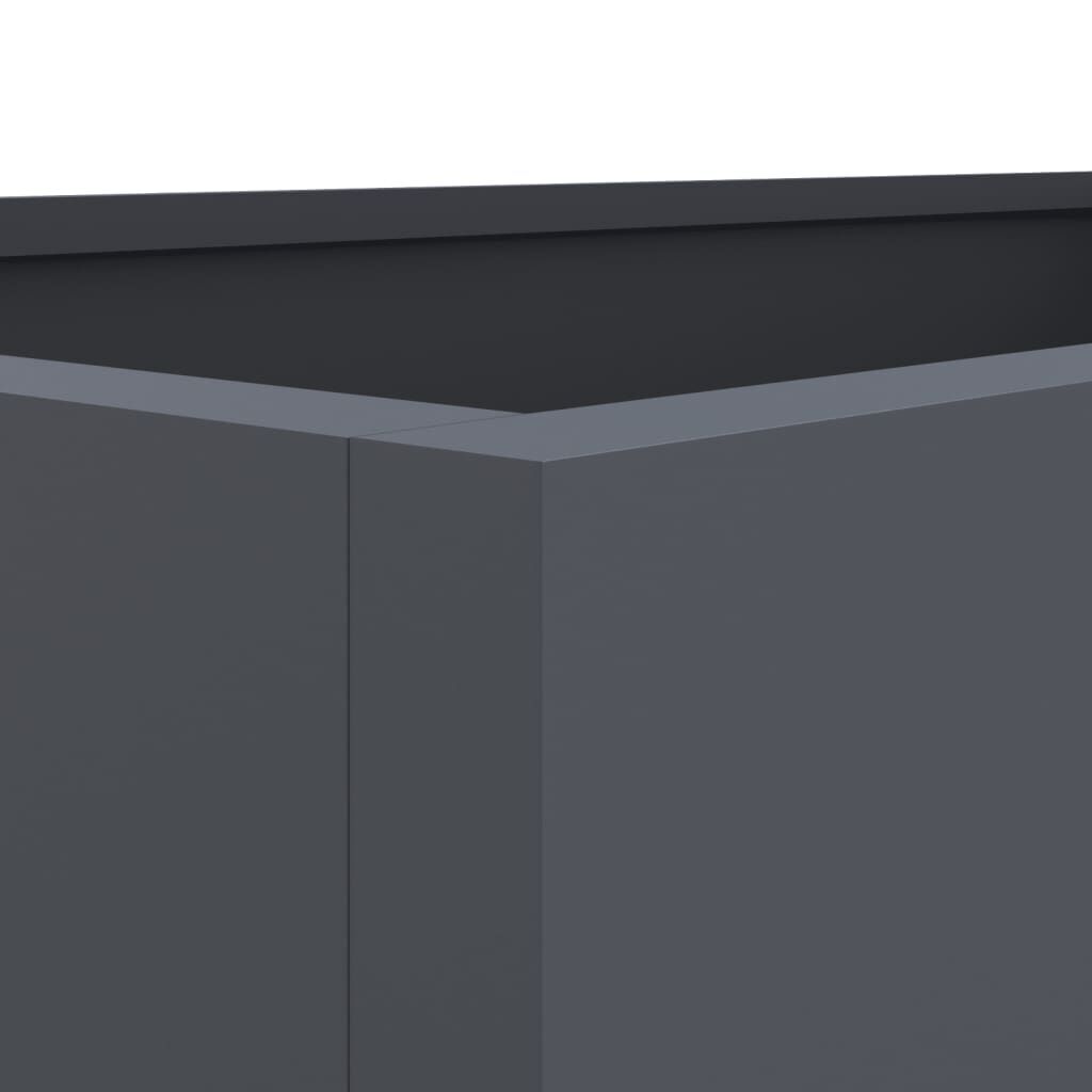 vidaXL Ζαρντινιέρα Ανθρακί 62x30x29 εκ. από Χάλυβα