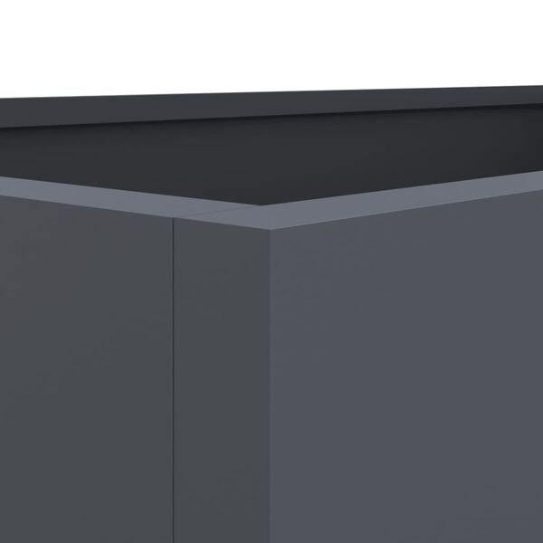 vidaXL Ζαρντινιέρα Ανθρακί 62x30x29 εκ. από Χάλυβα