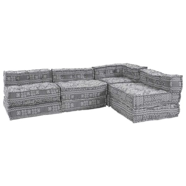vidaXL Μαξιλάρι 4 pcs Ανοιχτό γκρι 70 x 70 x 54 εκ Πολυεστέρας